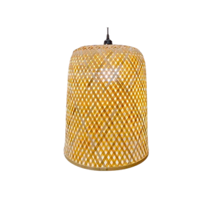 Lampe de plafond en rotin naturel du Vietnam, fabriquée à la main pour un éclairage décoratif dans les salons, les salles à manger, les hôtels, les restaurants et les cafés - Product Image 1