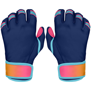 Gants de frappeur de baseball légers en cuir à manchette courte, antidérapants, pour gaucher, pour l'entraînement et la pratique - Product Image 1