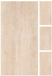 Carreaux de porcelaine haut de gamme PEPAL TRAVERTINE GOLD 600x120, finition mate rustique, antidérapants, adhésifs, pour hôtel, hall et villa - Product Image 3
