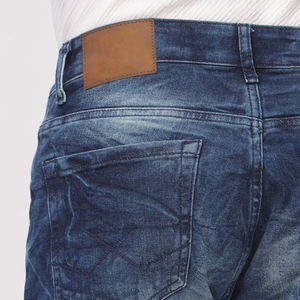 <b>Top</b> Trending Men's Low Waist High Denim Pants Breathable Comfortable Custom Street Casual Style Wholesale Reasonable Price Print - Product Image 5