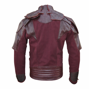 Chaqueta de Cosplay de Héroe Espacial Roja, Cuero de Alta Calidad, Transpirable, Cierre de Cremallera, para Verano |   Diseño Personalizado |   Suministro al por Mayor - Product Image 3