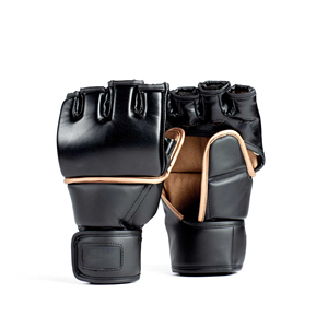Gants de boxe MMA professionnels en cuir PU de haute qualité avec logo personnalisé, fermeture à lacets pour un soutien du poignet et une protection contre l'humidité - Product Image 3