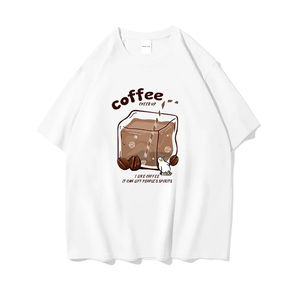 T-shirt en toile respirante imprimé sur mesure de haute qualité, col en coton 100 %, coupe classique, manches courtes, pour homme - Product Image 3