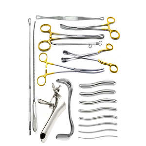 Juego de Instrumentos Quirúrgicos de Acero para Ginecología DNC, Tijeras Manuales, Espéculos, Dilatadores Reutilizables de Alta Calidad de Dentavex - Product Image 1