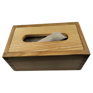 Boîte à mouchoirs en bois massif personnalisable en couleur et design, accessoire de cuisine et de comptoir de style farmhouse à votre budget - Product Image 1