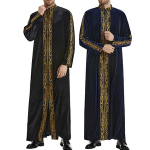 Dual Color Premium Selling Traditional Muslim Clothing <b>Men's</b> <b>Thobes</b> Most Selling Eid Prayer Wedding & Daily Wear Jubbah - Product Image 3