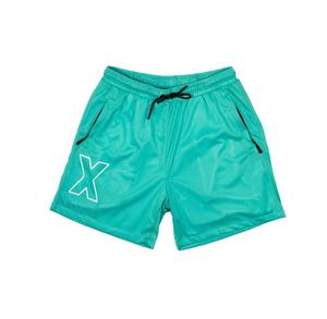 Pantalones cortos de gimnasio de malla de secado rápido OEM para hombre, pantalones cortos de baloncesto transpirables para deportes de Fitness para hombre, pantalones cortos de verano con bolsillos con cremallera personalizados para hombre - Product Image 1