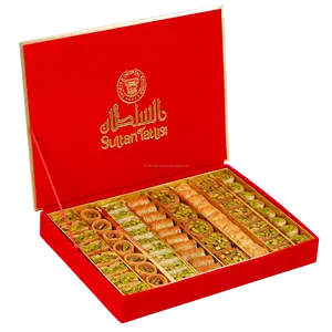 Vendas por atacado Al Sultan Doces Misturado Baklava (pistache e caju) veludo 800 gm melhor preço