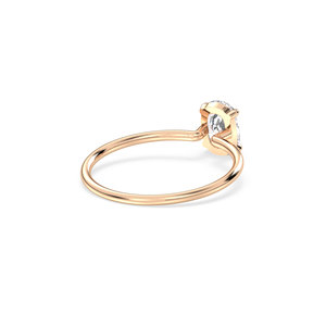 REYES Factory Wholesale Price 14K 18K Solid Gold HPHT CVD Lab Grown Diamond Solitaire Ring For Women Perfect Anniversary Gifts - Product Image 6