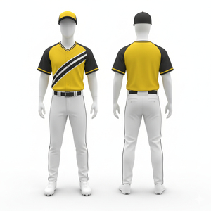 Vêtements de sport en polyester respirant personnalisés en gros, short en maille avec sangle réglable, impression par sublimation personnalisée, uniforme de baseball - Product Image 6