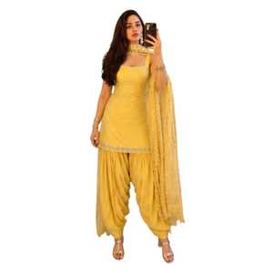 Ropa India y Pakistaní Personalizable, Traje Tradicional Indio para Mujer, Salwar Kameez Listo para Usar, Estilo Especial para Eid y Ramadán - Product Image 1