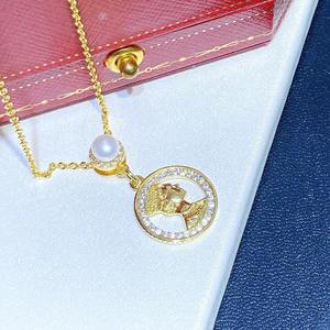 Shopkeeper Recommends High Quality Fashion Jewelry Sets 6-7MM Freshwater <b>Pearls</b> Bracelet 4-5MM <b>Gold</b>-Plated Preserving <b>Necklace</b> - Product Image 3