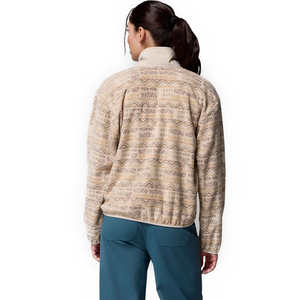 Veste polaire tendance pour femme, unie, à demi-zip, en polyester recyclé doux, ODM, décontractée, pour l'extérieur, avec poches zippées, pour le quotidien - Product Image 2