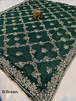 Dupatta en soie froissée bordeaux avec bordure dorée, élégant vêtement traditionnel indien pakistanais pour femmes, idéal pour les mariages, les fêtes et Diwali