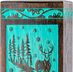 Urnas de Madera para Adultos, Urna Funeraria Hecha a Mano, Urna de Madera Pulida, Urna para Entierro a Bajo Precio - Product Image 6