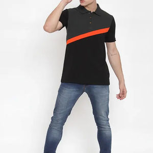 Polos de hombre de alta calidad con cuello vuelto y logotipo personalizado, diseño popular de fábrica, camiseta polo de estilo urbano para hombre - Product Image 5