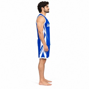 Conjunto de Uniforme de Baloncesto, Camiseta y Pantalones Cortos, Ropa Deportiva para Equipos, Transpirable, Ligero, para Entrenamiento, Juego, Práctica y Competencia - Product Image 4