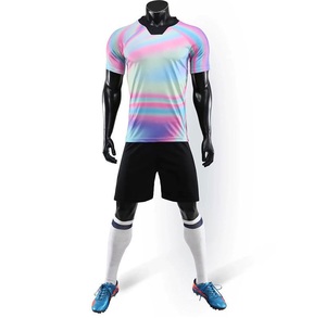 Uniformes de Fútbol de Alta Calidad OEM, Camisetas de Entrenamiento Personalizadas para Adultos, Conjuntos con Nombre de Equipo, 100% Poliéster, Fabricación Personalizada - Product Image 3