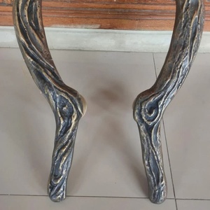 Galvanized Rust-resistant Wrought Iron Door Handle Easy to Install Twisted Branch Design Gate/Door Decorative Accessory - Product Image 5