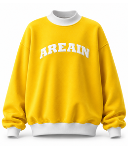 <b>Women's</b> Casual Mock Neck Pullover <b>Lightweight</b> 100% Cotton Oversized <b>Sweatshirt</b> with Drop Shoulder Custom Design - Product Image 6