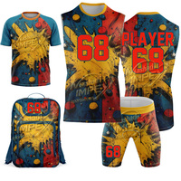 Maillot de football respirant unisexe en gros, tenue d'entraînement imprimée par sublimation, ensemble uniforme personnalisé avec logo Wv96