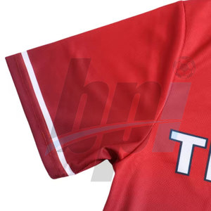 เสื้อเจอร์ซีย์เบสบอลผ้าเจอร์ซีย์เล่นเบสบอลผลิตตามสั่งใหม่วัสดุทนทาน - Product Image 3