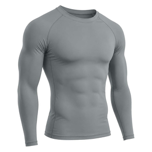 ELINE SPORTS เสื้อแรชการ์ดแขนยาวสีดำสำหรับผู้ชาย แห้งเร็ว ระบายอากาศได้ดี 260 กรัม โพลีเอสเตอร์ ชุดว่ายน้ำ - Product Image 5