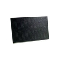 PET 5V 61x41MM 0.45W panneau de chargeur solaire personnalisé Mini petit PET 5V panneau solaire monocristallin pour lumière solaire PCB bricolage jouets solaires