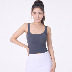 New Arrival Designer Women <b>Crop</b> TankTop High Quality Sexy One Shoulder Womens Ribbed Tank <b>Top</b> cheap price - Product Image 1
