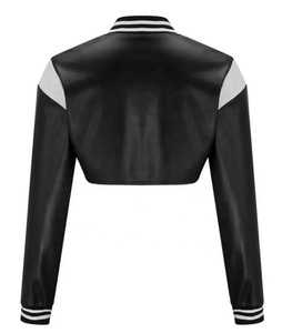 Blouson Bomber Court Femme en Similicuir PU Boutonné Style Streetwear Imperméable Épais Hiver Nouvelle Collection 2026 - Product Image 4
