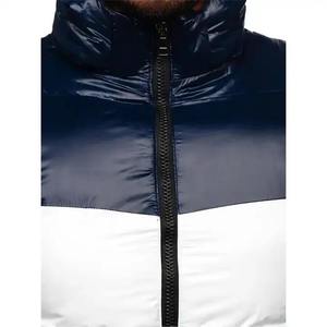 High Quality Custom Puffer Hooded Stand Collar <b>Canvas</b> Waterproof Breathable Plus Size Winter Outdoor Men's <b>Jacket</b> - Product Image 4
