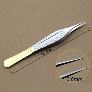 Ametrine Surgical Adson Stainless Tissue Forceps Rhinoplasty Cartilage Thumb Tweezers <b>Plastic</b> Surgery Ocularplastic <b>General</b> - Product Image 2