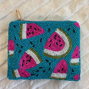 Seed Beads Beaded Embroidery Coin Pouch Elegant & Durable Wholesale beaded coin <b>purses</b> - Product Image 6