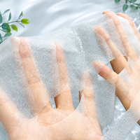 Masque facial en gel de lyocell modifié infusé de protéines de soie Y174, substrat en feuille sèche de fibres végétales 40 g/m²