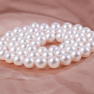 สร้อยคอมุกน้ำจืดจูจี้ 8 มม. แสงสว่างสวยงาม ทอง 14K สำหรับคุณแม่  ไลฟ์สดจากอินเทอร์เน็ต - Product Image 1