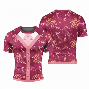 เสื้อจักรยานสำหรับกิจกรรมกลางแจ้งแบบสวมใส่สบาย สีแดงสั่งทำพิเศษ แขนสั้น ชุดกีฬาสำหรับปั่นจักรยาน เสื้อคอมเพรสชั่นประสิทธิภาพสูง - Product Image 6