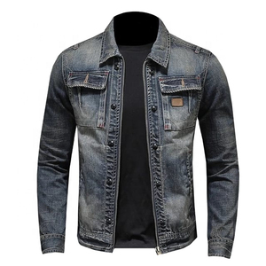 Vestes en jean pour hommes au design unique et léger, services OEM, prix bas, vestes en jean pour hommes tendance pour la vente en ligne - Product Image 1