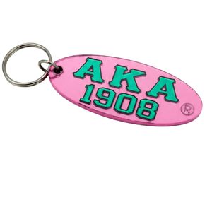 Llavero de acrílico rosa y verde, estilo personalizado, llavero de acrílico colorido, accesorio de moda, regalo, recuerdo, adorno para bolso - Product Image 2