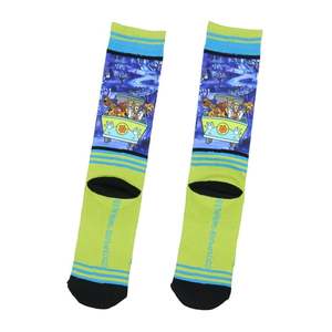Chaussettes Scooby Doo Crew, imprimées par transfert thermique, respirantes, à séchage rapide, en spandex et nylon, pour adultes, athlétiques, pour l'été, le yoga, la course à pied - Product Image 2