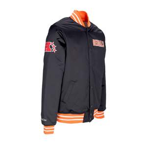 Veste de baseball en satin OEM ODM avec broderie personnalisée du logo de l'équipe pour les marques à étiquette privée - Product Image 3