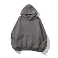 Sweat-shirt unisexe d'hiver respirant et écologique en molleton 100 % coton de haute qualité avec logo personnalisé et coupe oversize pour homme