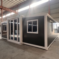 Maison préfabriquée en conteneur, 2 chambres, Uruguay, haute qualité, kit de maison design australien, extensible, salle de bain mobile