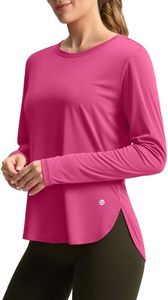 Womens Long Sleeve TShirt &Short Pant Two Piece <b>Set</b> Soft Cotton Comfortable Breathable Pajama Sleepwear Lounge Outfit for Ladies - Product Image 2