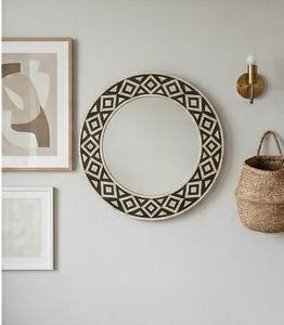 Hot Sale Traditional Bone Inlay <b>Mirror</b> Frame Unique Handcrafted <b>Wall</b> Art for Rustic and Vintage Available for Wholesale Supply - Product Image 4