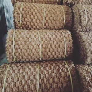 Natural Eco Woven Coconut Fiber <b>Sheets</b> Coconut Coir Blankets Coco Fibre Mat Rolls for Paving Roads - Product Image 2