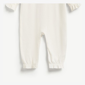 MAMACHERI Pelele de algodón jacquard ajustado de manga larga con broches para bebé recién nacida ODM Vietnam - Product Image 4