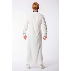 <b>Men</b> Juba Traditional Long Sleeve Islamic Clothing Comfortable Modest Muslim Robe Loose Fit Breathable Design - Product Image 2