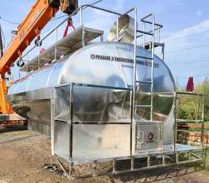 Camión Cisterna para Leche con Doble Compartimento, Tanque de Almacenamiento de Acero Inoxidable con Control de Temperatura, Doble Pared, Controlado por PLC, Motor de Almacenamiento - Product Image 3