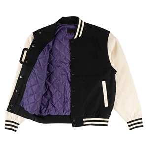 Veste universitaire personnalisée OEM en gros, veste Letterman, fournisseur de vêtements de sport et d'équipe pour hommes, jeunes, écoles et universités - Product Image 3