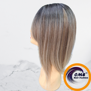 Perruque synthétique ondulée de 14 pouces sans lacet en fibre haute température pour femme, usage quotidien - Product Image 4